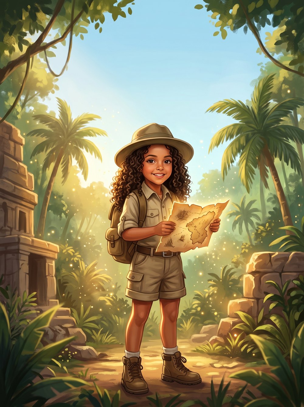 Couverture réalisée par le studio — thème Aventurier